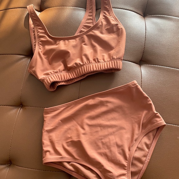Oak and Fort Swim Suit Set XS Terracotta - Picture 1 of 3